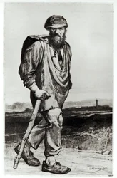 Jean Valjean, illustration från 