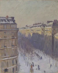 Boulevard Haussmann, snöeffekt, 1879-1881.