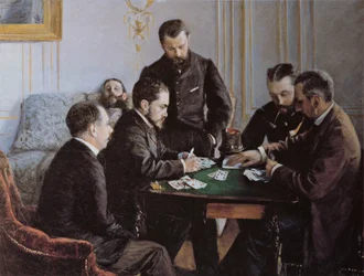 The Besigue Party, ca 1881.
