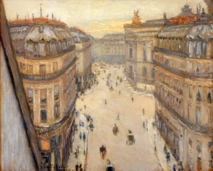 Rue Halévy, utsikt från sjätte våningen