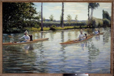 Perissoarerna. Målning av Gustave Caillebotte