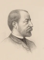 Porträtt av kompositören Camille Saint-Saëns 1835-1921, 1884.