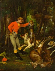 Efter jakten, ca. 1859.