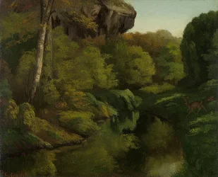 Utsikt över Fontainebleau-skogen. 1855