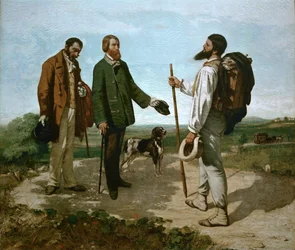 Bonjour, M. Courbet (olja på duk)