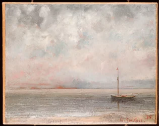 Moln på Genèvesjön, 1875