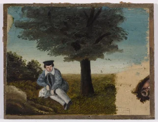 Franska: Autoportrait de Gustave Courbet à l