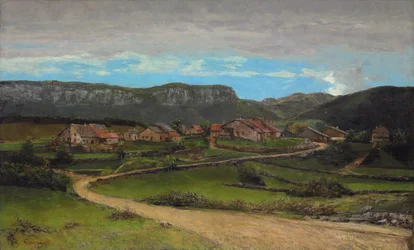 Landskap nära Ornans, c.1865