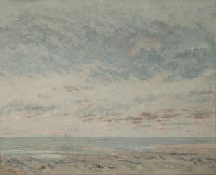 Lågt tidvatten vid Trouville