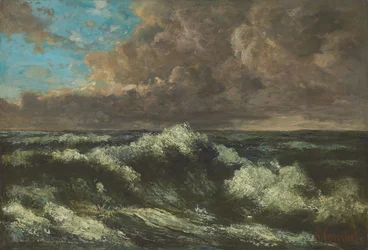 Seascape; Havsbild, ca 1870