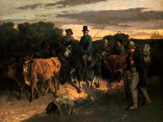 The Farmers of Flagey The Peasants of Flagey, 1855