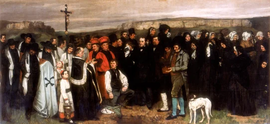 Begravningen i Ornans, 1850