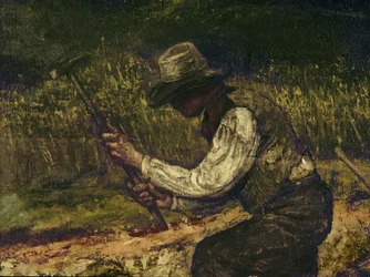 The Stonebreakers, detalj, ca 1849 (olja på duk)
