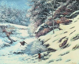 The Wounded Stag, c.1869