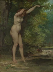 Den unge badaren, 1866.
