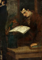 Poeten Charles Baudelaire läser