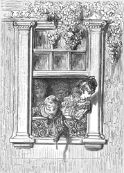 "En balkongscen", 1872.