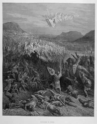 Slaget vid Nicea under det första korståget av Gustave Doré