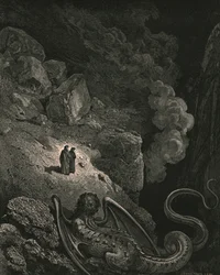 Genast dök den där avskyvärda bilden av bedrägeri upp, c1890.