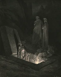 Han, snart där jag stod vid gravens fot, eyd mig ett mellanrum, c1890.