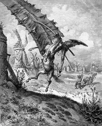 Illustration till boken Don Quixote de la Mancha av M. de Cervantes, 1863.