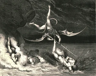 I jakten skyndade han därför och utbrast: Du är fångad, c1890.