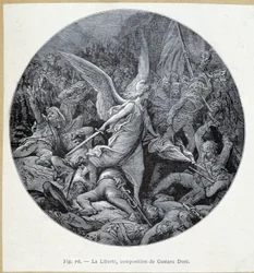 Liberty, gravyr av Gustave Doré