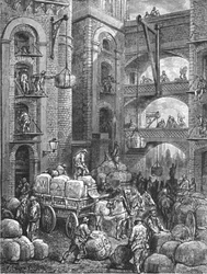 "Pickle Herring Street", 1872.