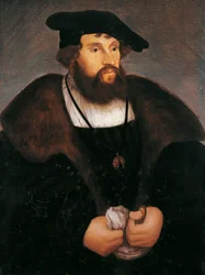 Porträtt av Christian II av Danmark, kung av Danmark, Norge och Sverige