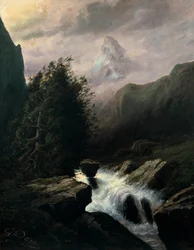 Storm på Cervinberget, 1800-talet.