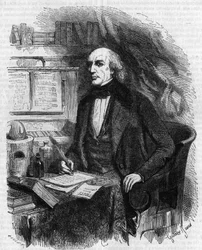 Porträtt av Mathieu Jose Bonaventure Orfila (1787-1853), fransk läkare och kemist. Gravyr av Gustave Janet