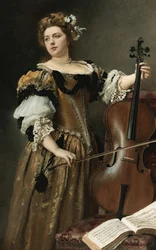 Cellospelaren, c. 1890.