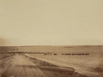 Manövrar, Camp de Châlons, 1857.