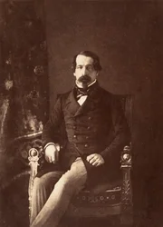 Porträtt av Louis-Napoleon Bonaparte som prinspresident, 1852.