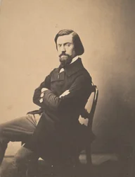 Porträtt av Pitre-Chevalier, ca. 1853.
