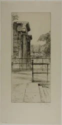 Ruinerna av de gamla Tuilerierna, Paris