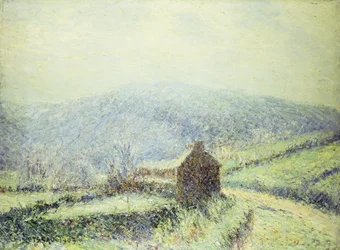 Rimfrost vid Huelgoat, Finistere; Vit gelé med Huelgoat Finistere, 1903