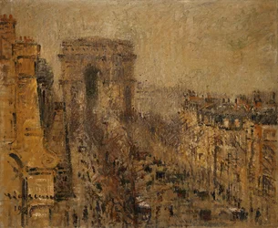 Avenue de Friedland, Paris, Cloudy Sky; Avenue de Friedland, Paris, Cloudy Sky, 1925
