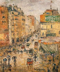 Rue de Clignancourt, Paris, ca 1924