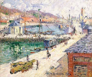 Hamnen i Fecamp, 1924