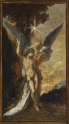 Moreau - Sankt Sebastian och ängeln, ca 1876
