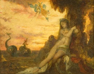 Perseus och Andromeda, ca 1870 (olja på panel)