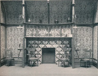 Inglenook designad av G. Serrurier, 1898