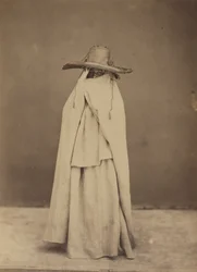 Algerisk kvinna, sent 1850-tal.
