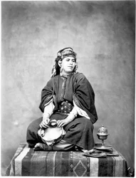 Harem Slave, Algeriet, 1859 (albumintryck från vått kollodiumnegativ)