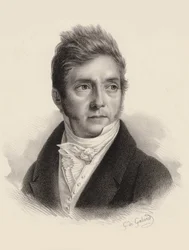 Porträtt av kompositören Pierre Jacques Joseph Rode 1774-1830.