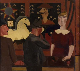 The Shooting Gallery (olja på duk)
