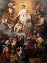 Our Lady of Mount Carmel (olja på duk)