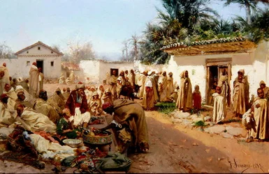 Arabisk byscen