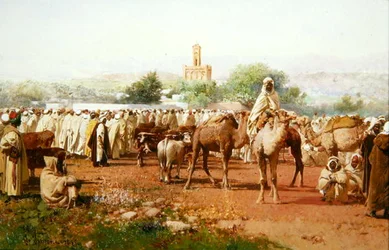 Arabisk byscen